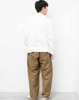 ordinary fits standard french trousers khaki