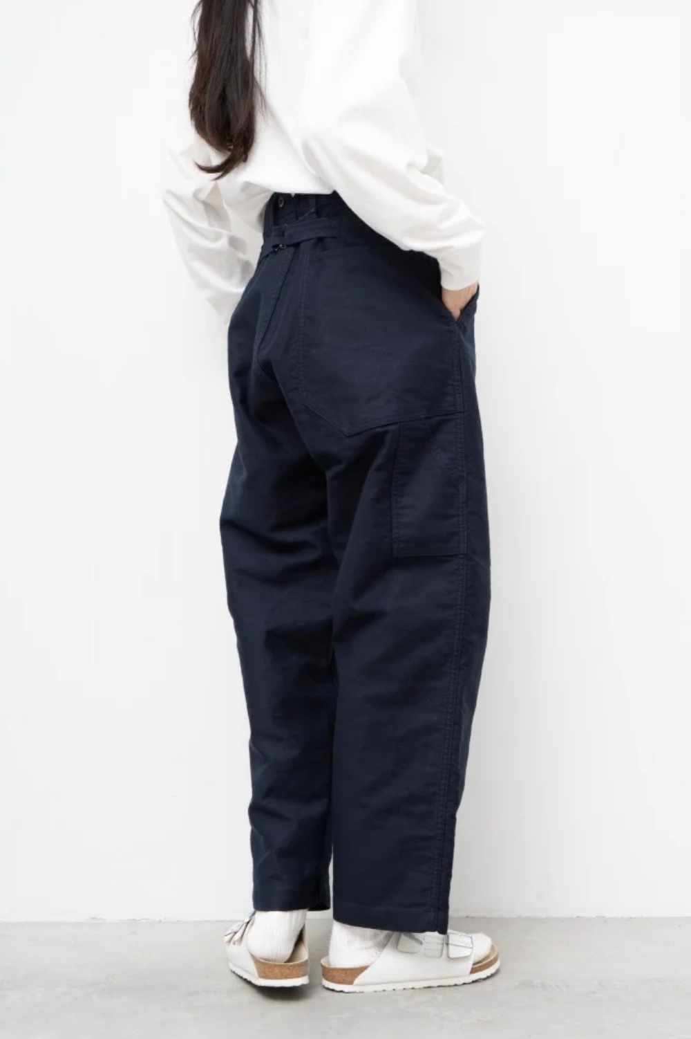 ordinary fits standard french trousers navy