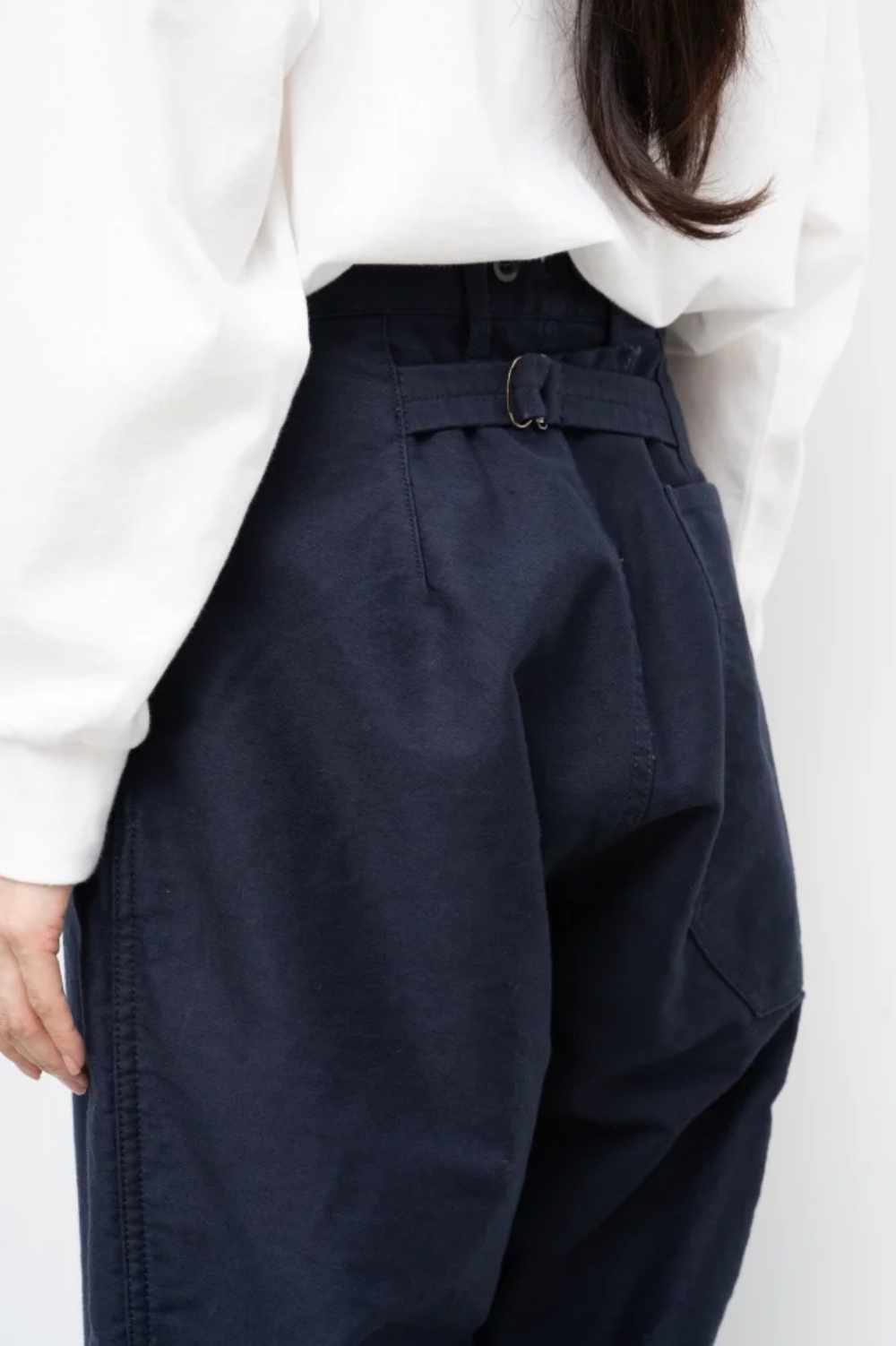 ordinary fits standard french trousers navy