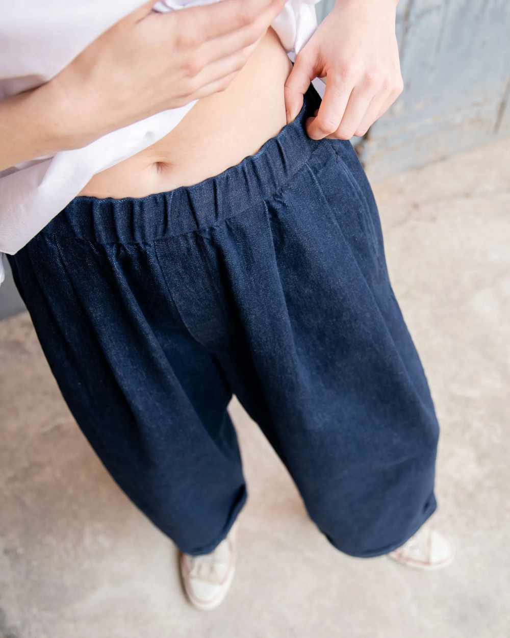 peppino peppino type 105 the pump pant dark blue