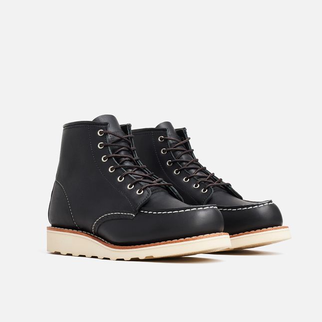 red wing heritage women's moc toe 3373 black boundary