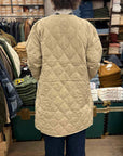 taion military crew neck down coat cream