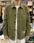 the quartermaster work jacket hbt olive (LAST SIZE MEDIUM)