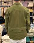 the quartermaster work jacket hbt olive (LAST SIZE MEDIUM)