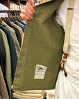 the quartermaster work jacket hbt olive (LAST SIZE MEDIUM)