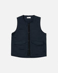 universal works 4 pocket gilet navy twill