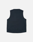 universal works 4 pocket gilet navy twill