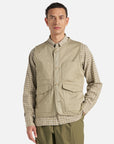 universal works 4 pocket gilet stone twill