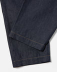 universal works duke pant indigo 13oz selvedge denim