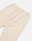 universal works hi water trouser ecru recycled cotton