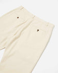 universal works military chino recycled cotton ecru