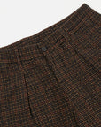 universal works oxford pant black olive albuquerque check