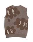 makia cloud knit vest earth