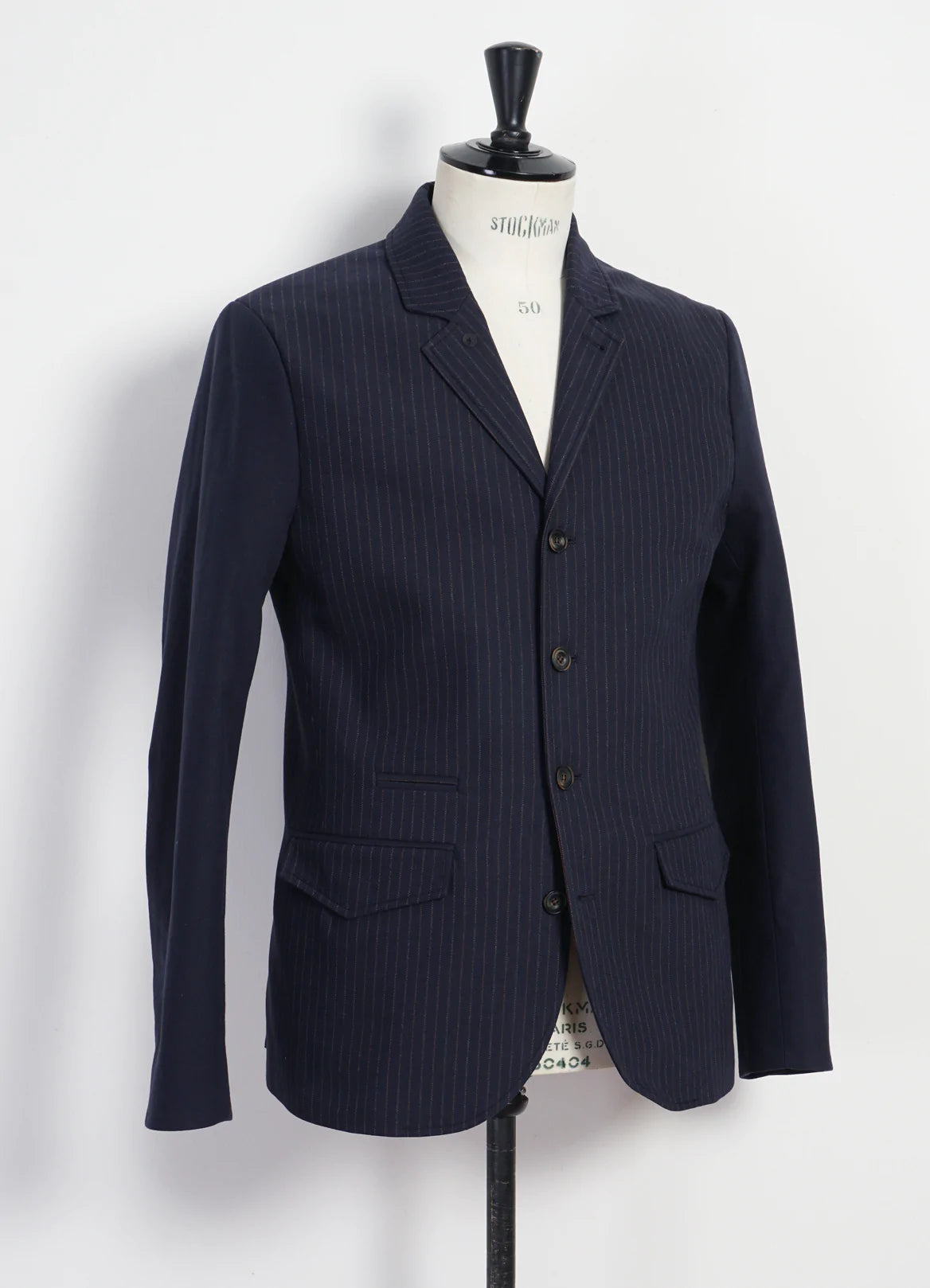 hansen anker four button classic blazer blue pin