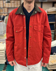 manifattura ceccarelli heavy shirt 7073 dw red