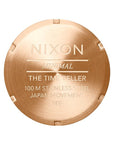 nixon time teller all rose gold